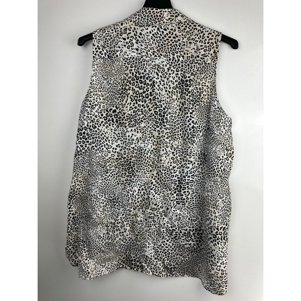 Chico's Bundle of 2 100% Linen No Iron Sleeveless Tunic Tops Plus Size 3 16/18 - Picture 5 of 16